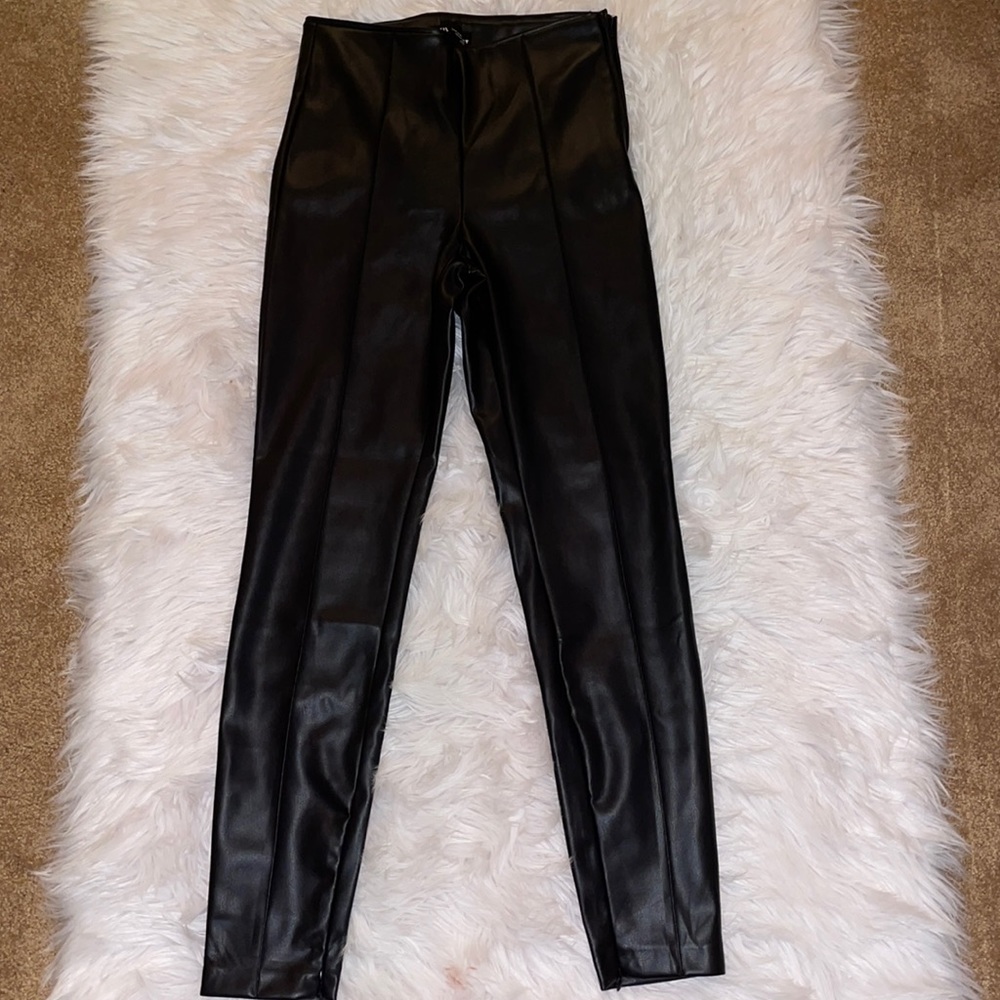 Zara Leather Leggings